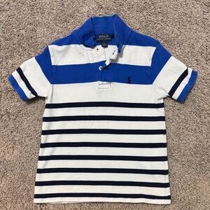 Boy’s Polo Ralph Lauren Striped Blue and White Polo
